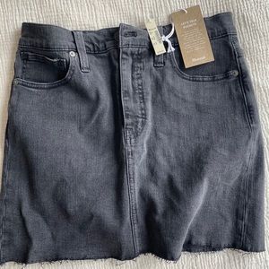 Madewell Stretch Denim Straight Skirt